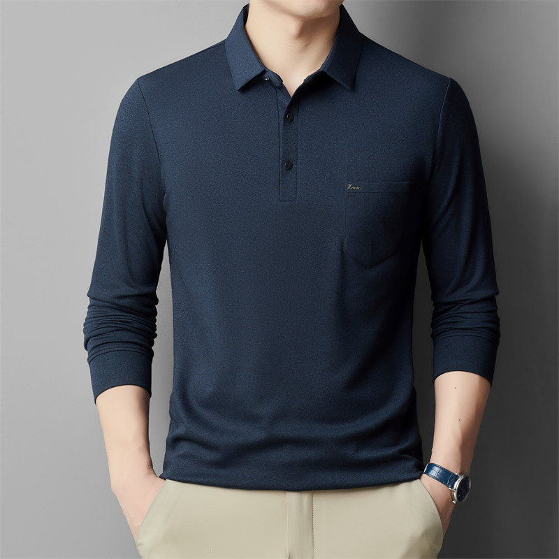 Autumn comfortable solid color long-sleeve for leisure