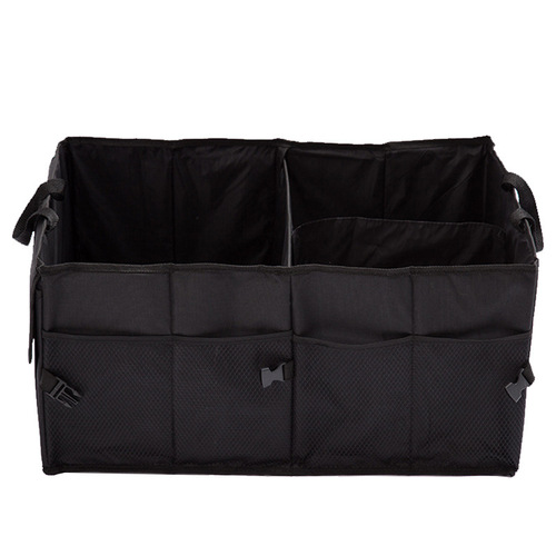Car storage bag, car supplies, foldable Oxford cloth trash can, car trunk storage box, storage box