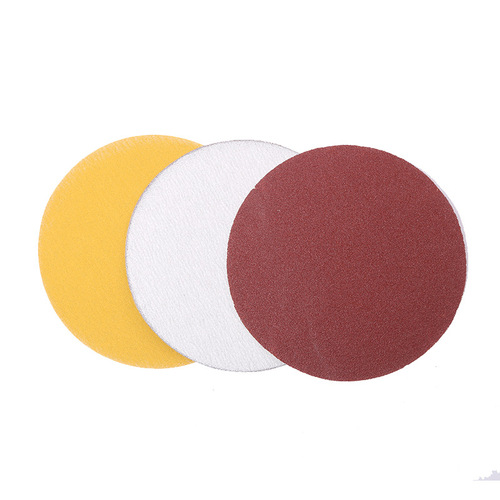 Wholesale flocked sandpaper 4 inches 5 inches 7 inches 9 inches disc sand polishing disc self-adhesive back velvet disc sandpaper
