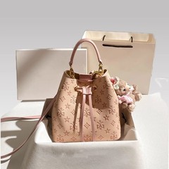 ZA高級感軽豪華エンボシングバケツバッグ2025新型ファッション通勤シングルショルダーバッグ