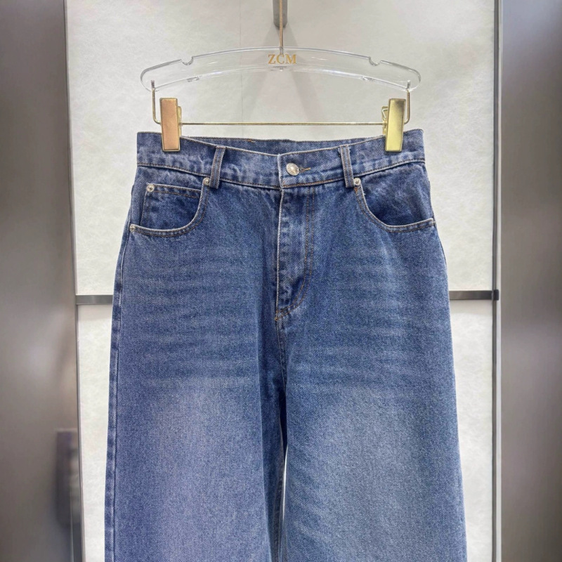 Nanyou High Edition Yashanjia 2025 新しいスタイルのパンツロールレタージーンズ|undefined