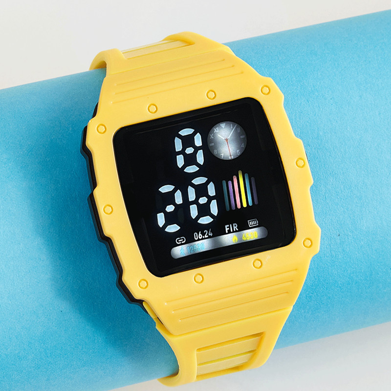 Nuevo reloj electrónico LED para hombres y mujeres Square Apple impermeable digital deportes estudiante niños LED reloj electrónico