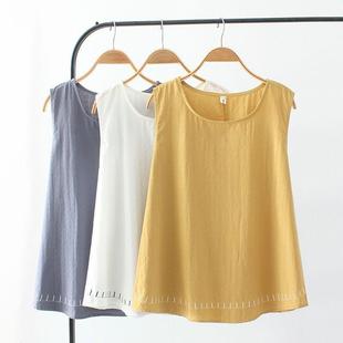 Vest 2025 Summer New Style Loose and Slim Outer Wear Summer Thin Middle-Aged Plus Size Women's Sleeveless Top