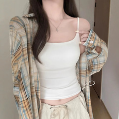 Yifantaiの高品質の白い不透明スリング！ストラップは調節可能です！取り外し可能な胸パッド！多用途で選択不要