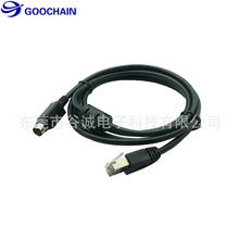 6PIN MINI DIN�D�����ɔ_�ŭh8P8Cˮ���^�W�� RJ45�W�����L��