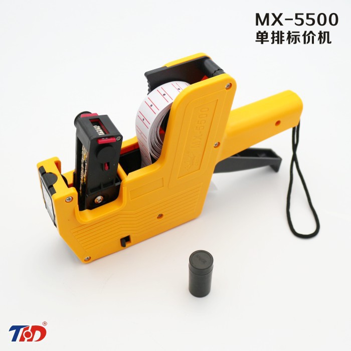 Etiquetadora Manual de Precios MX-5500 de Plástico de una Sola Fila para Etiquetas de Precios