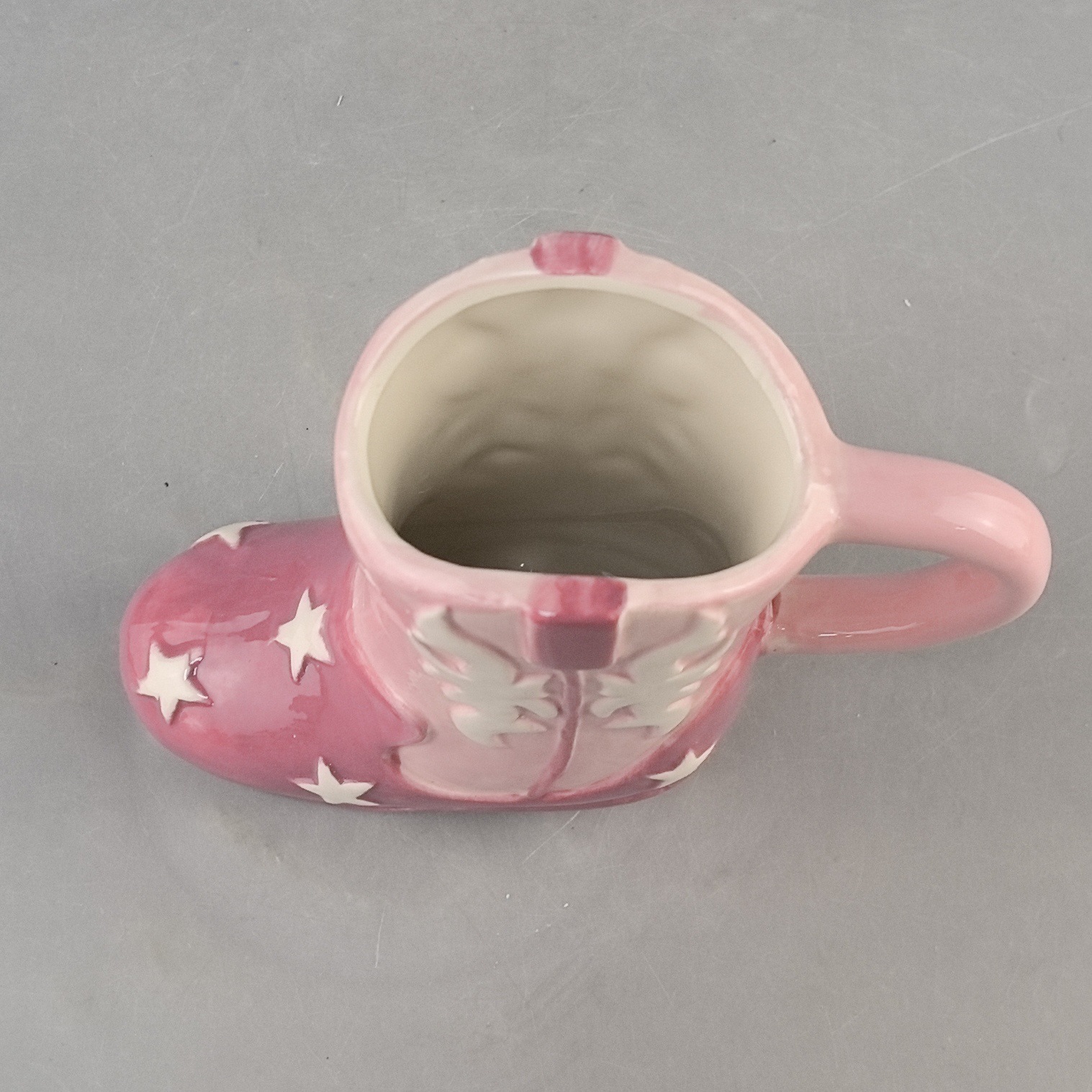 Personalidad creativa de cerámica zapatos de Halloween tazas de forma de botas de Navidad tazas de forma de vasos de almacenamiento para el hogar