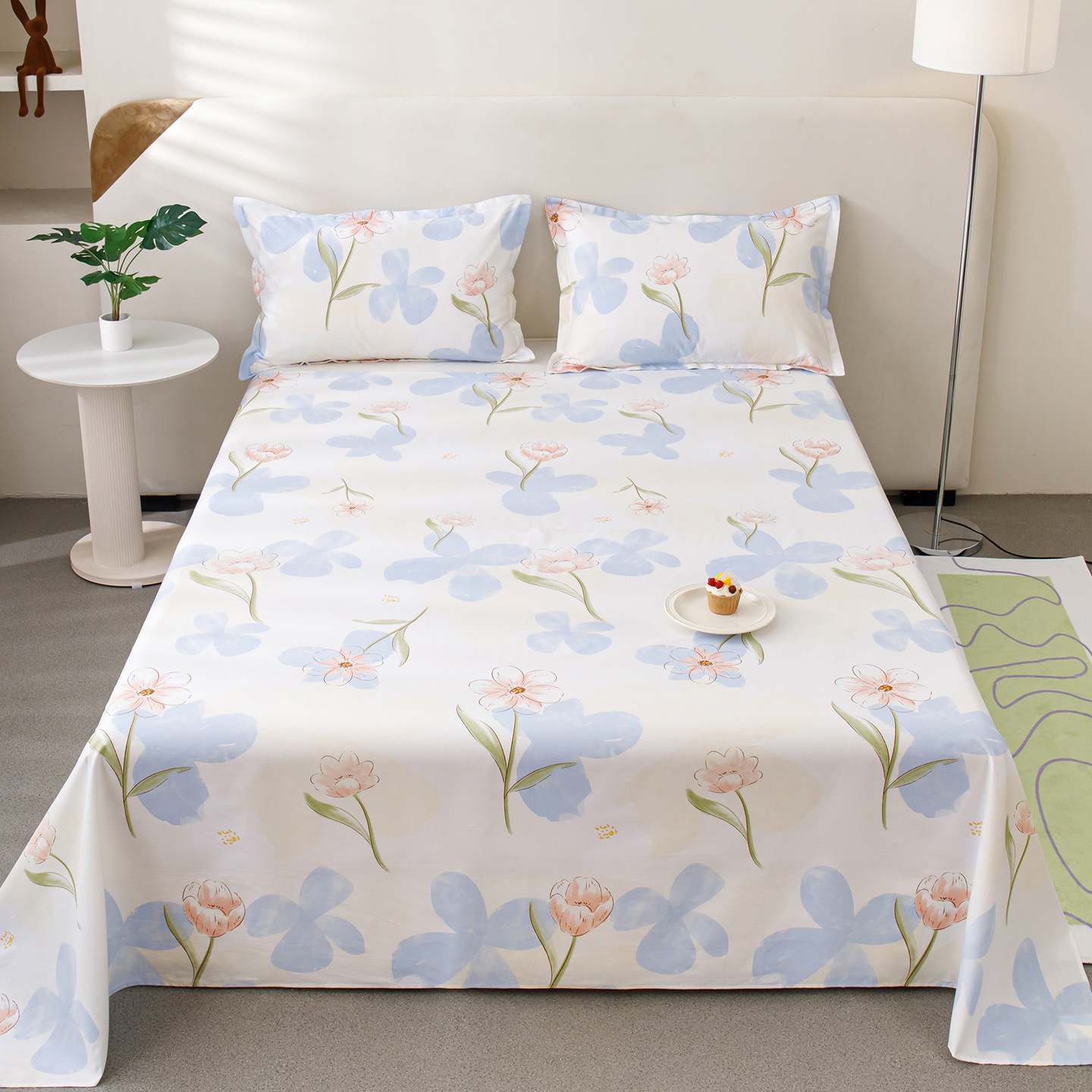100% algodón sábanas dormitorio de estudiantes cubierta de cama individual niños de verano una sola pieza engrosada edredón al por mayor image 49