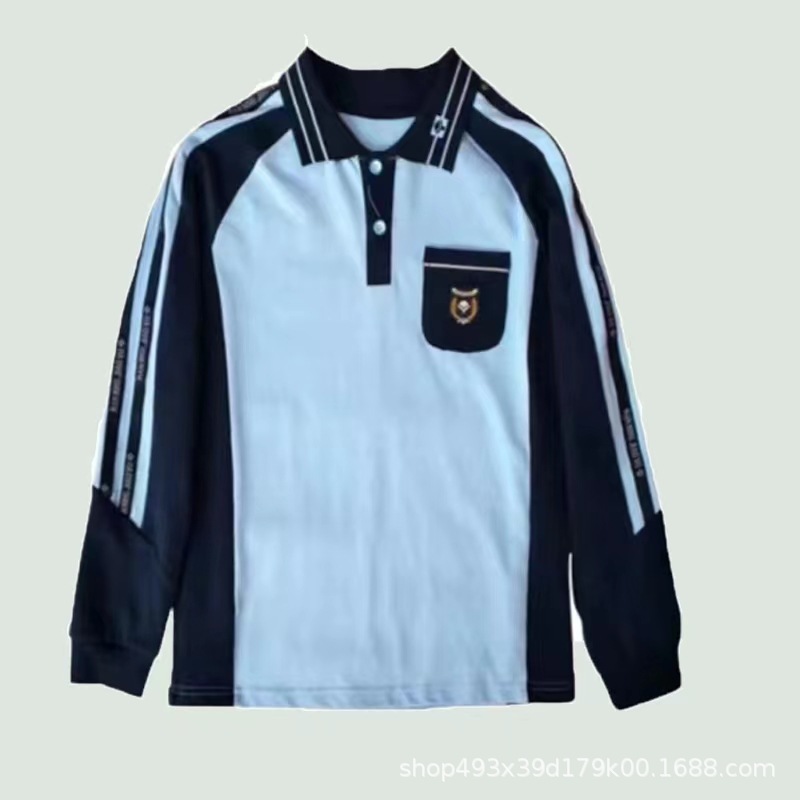 南宁校服中小学夏季蓝色运动校服批发 秋运动装现货一件代发定|undefined