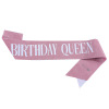 Birthday party golden shoulder strap etiquette belt BIRTHDAY GIRL Queen Birthday girl belt belt