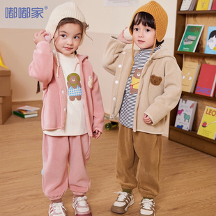 【穿搭系列】宝宝套装秋装男童连帽外套新款春秋女童衣服婴儿裤子-阿里巴巴