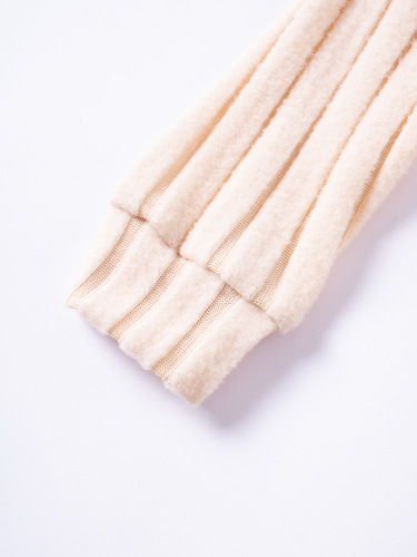 Cross-border best-selling girls' spring/fall set: soft, skin-friendly hooded knit sweater paired with casual, solid-color long-sleeve pants for autumn and winter.