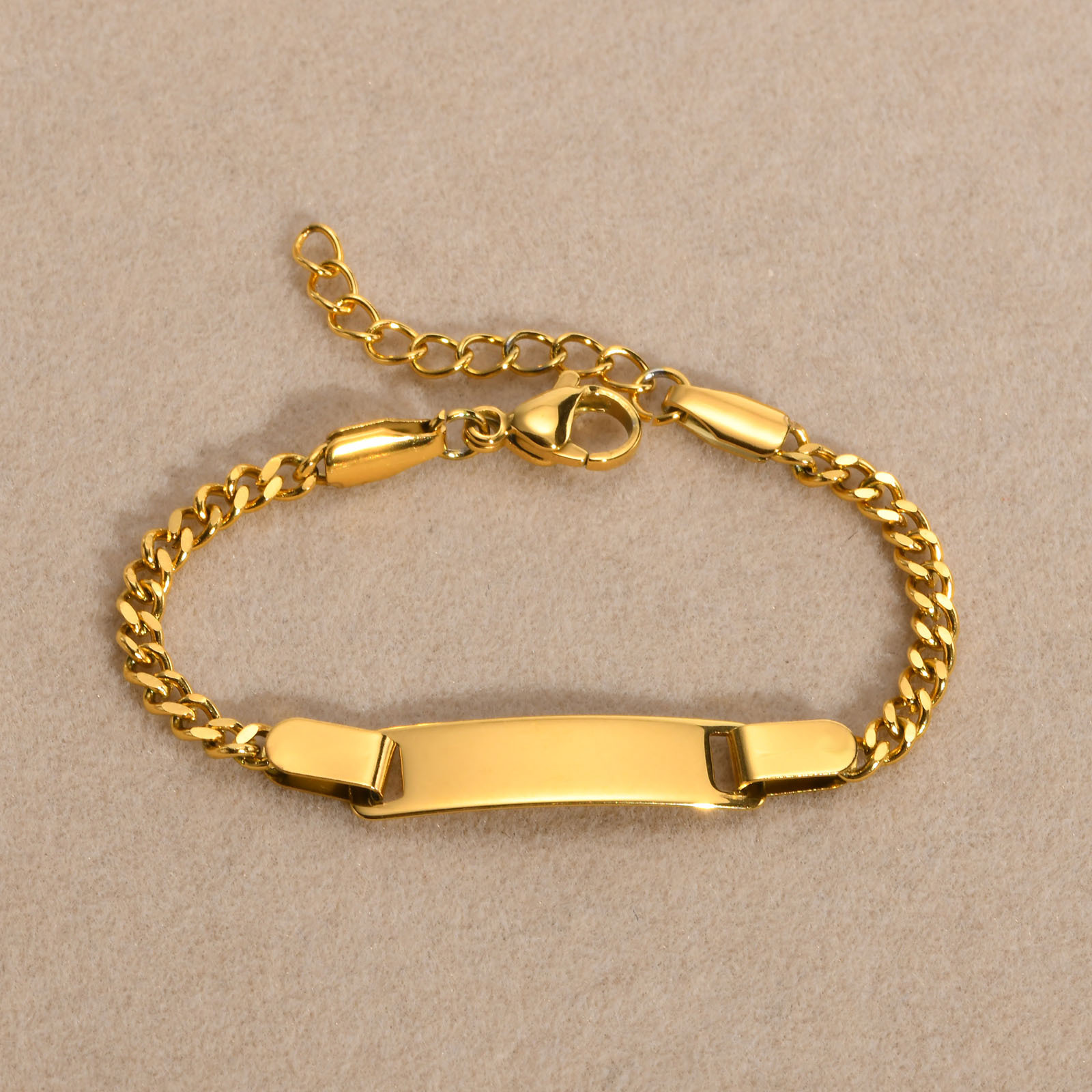 0.03µm Gold Plating Thickness Simple Style Solid Color Butterfly 304 Stainless Steel Girl'S Adults Bracelets