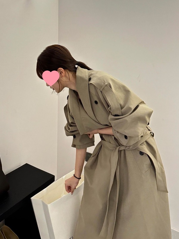 风衣外套女秋季新款巨好看的小个子中长款正流行韩版薄款|undefined