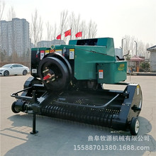麦秸捡拾方捆打捆机 稻草捡拾方草捆压捆机 方形秸秆捡拾打捆机