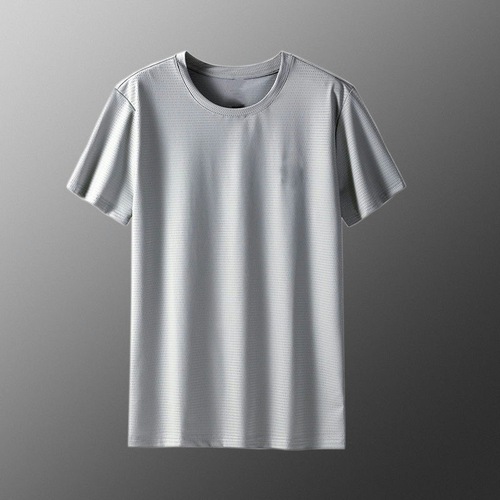 Summer short-sleeved T-shirt men's simple T-shirt, 4 yuan ice-feel clothing, men's half-sleeved t-shirt, men's ice silk T-shirt