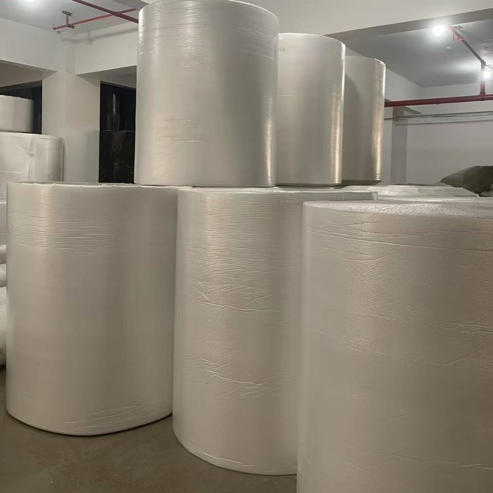 Ventas calientes de espuma de embalaje de doble capa de película de espuma de aire a prueba de choque de papel de espuma de embalaje expreso de espuma de papel de embalaje de espuma de papel de espuma