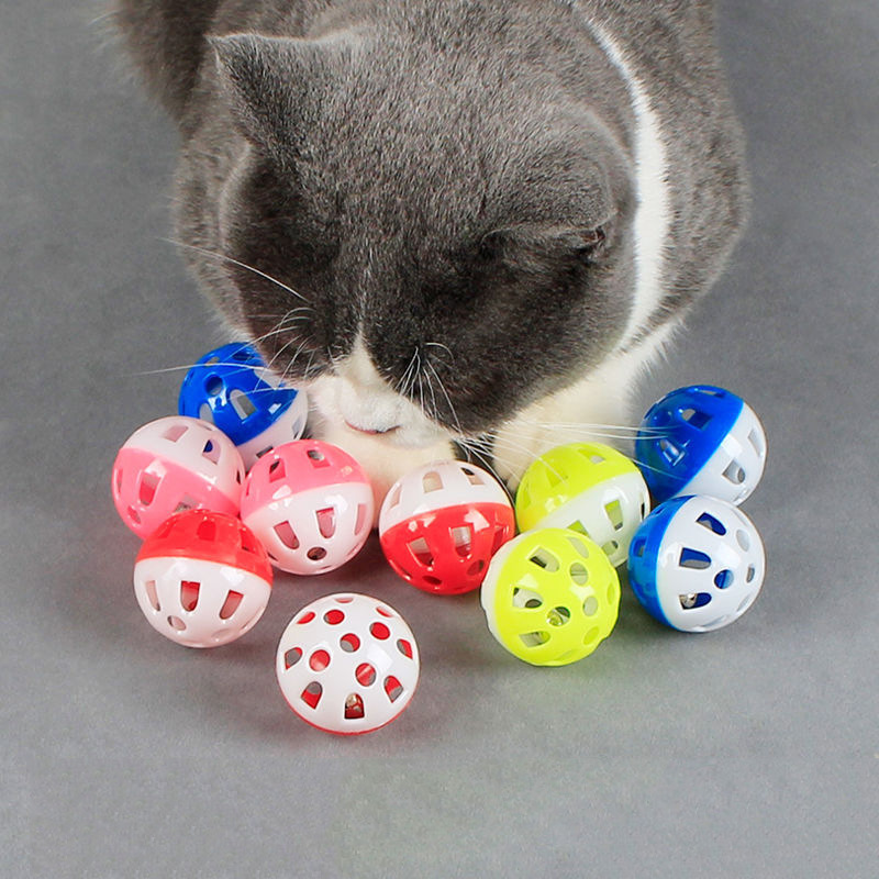 Sounding Bell Ball Cat Toy to Relieve Boredom, Interactive and Amusing, Hollow Ball Wholesale, Hot-Selling Pet Cat and Kitten Chew-Resistant
