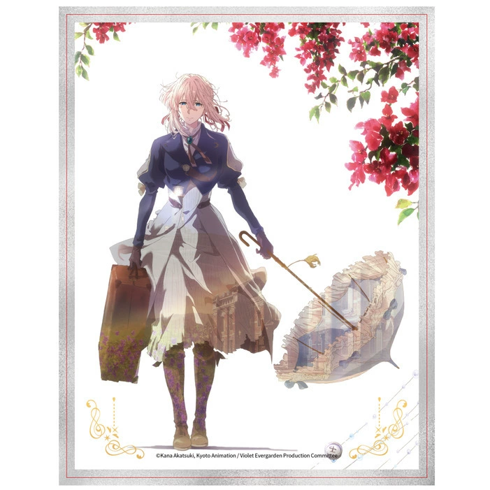 [Flash] Галактика Анимация Violet Evergarden сломанный цветок серия лазерный билет карточка-подборная коробка подвеска