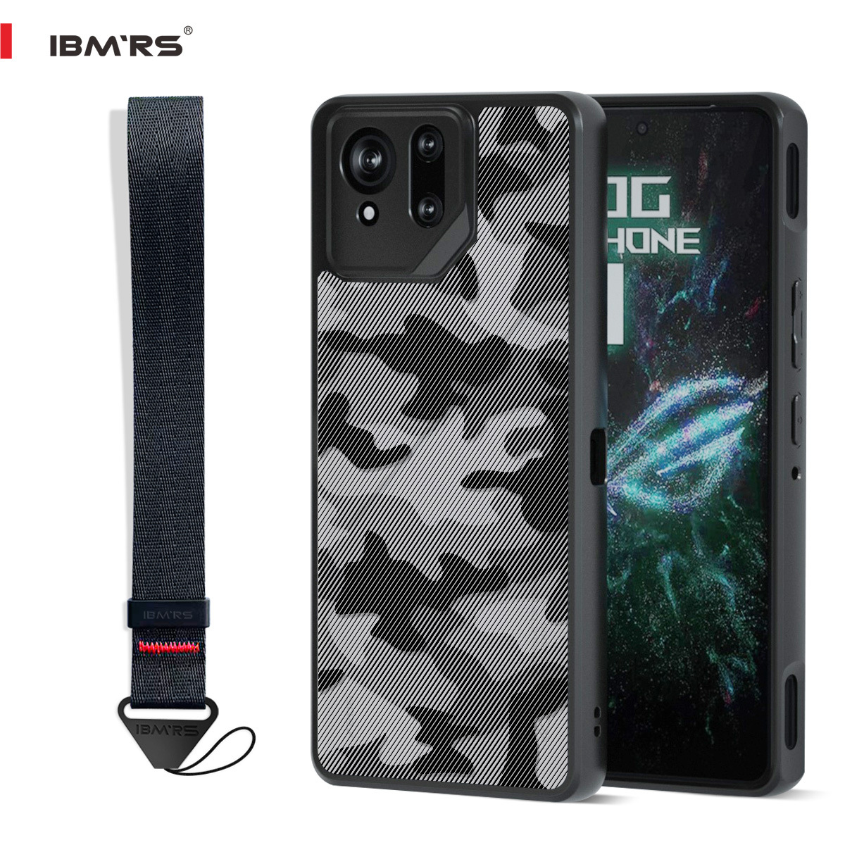 Suitable for Asus Rog 9/9 Pro Hot-Selling Mobile Phone Case, Anti-Fingerprint with Hand Strap, Wear-Resistant and Sweat-Proof, Can Be Mixed Batched