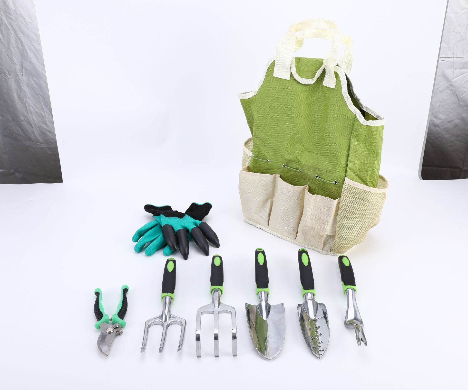 Herramientas de jardinería traje de aleación de aluminio ligero jardín pala de plantación de flores y verduras en maceta herramientas de jardín traje