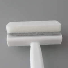 Multifunctional two-in-one window glass brush, wall tile cleaning brush, double-sided mirror sponge brush, wiper