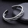 Retro bracelet suitable for men and women, trend accessory, wholesale, silver 925 sample