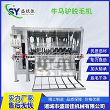 大型商用全自动牛驴脱毛机器  梅花鹿烫毛脱毛一体机源头厂家