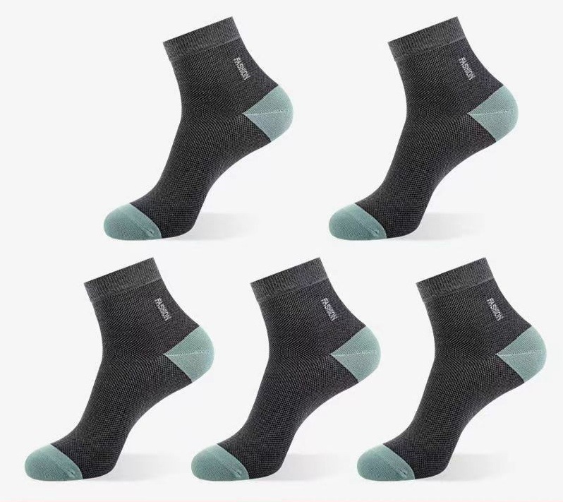 다크 그레이 메쉬 남성용 양말