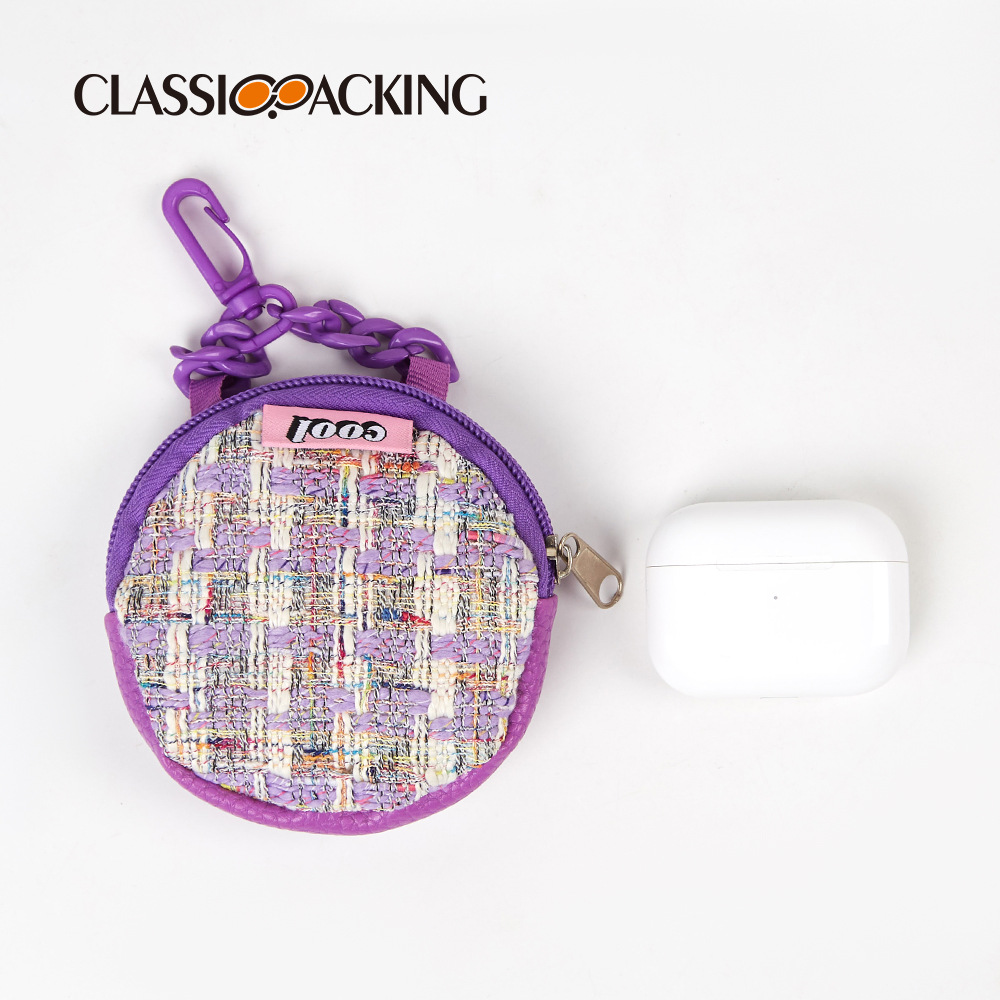 Xiaoxiangfeng celebridad de Internet monedero popular bolsa de almacenamiento pequeña bolsa para llaves personalizada bolsa para auriculares multifuncional funda protectora