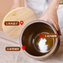 米酒罐容器做酒酿的容器酒酿发酵缸酱缸带盖米酒酿酒罐土陶缸老式