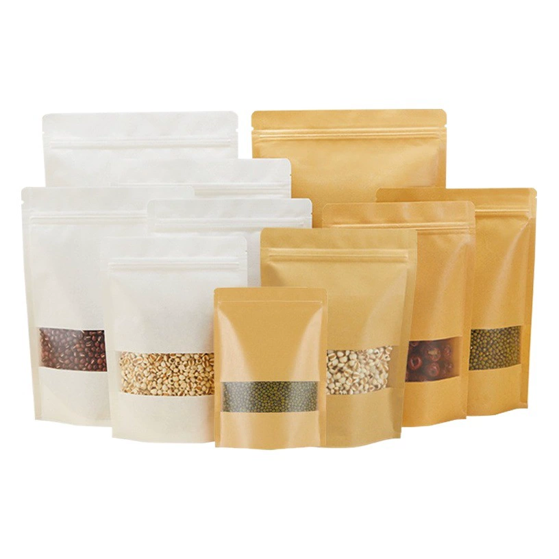 Пакеты для упаковки грибов морель с печатью местных сельскохозяйственных продуктов, пакеты для закусок, самозаклеивающиеся пакеты из крафт-бумаги с самоклеящимся клапаном.