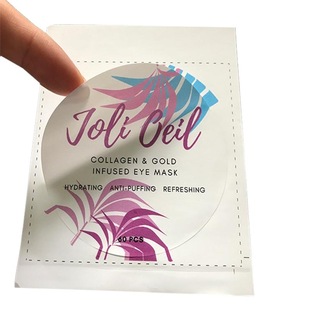 Sticker printing barcode sticker printing color round label PVC label clothing tag sticker