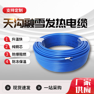 Snow Melting Electricity with Tropical Ditch Melting Snow Roof Snow Melting Heating Cable Double Conductive Alloy Wire Floor Heating Wire