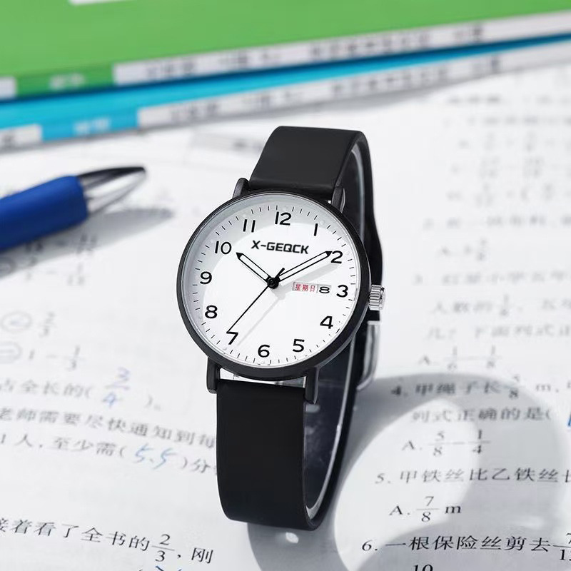 Exam Watch for Women, Middle and High School Students, Boys and Girls, Only Watch the Time, Non-Mechanical, High-Looking Luminous Quartz Watch