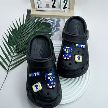 适配新款洞洞鞋鞋花可爱卡通小熊PVC鞋扣装饰扣diy配饰配件批发