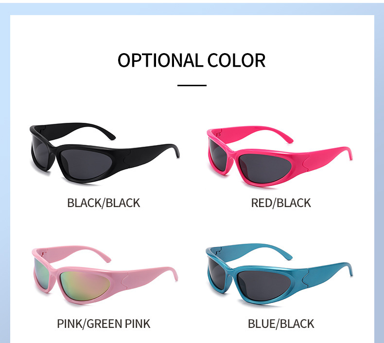 Fashion Color Block Ac Cat Eye Patchwork Full Frame Women's Sunglasses display picture 11