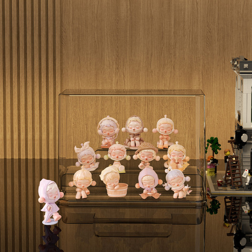 Bubble Mart Ono blind box display rack to store Lego ornaments and figures display cabinet transparent acrylic display box