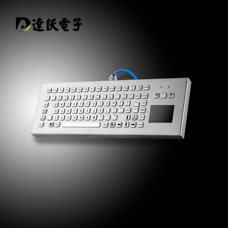 D-8611Desk Mining Intrinsically Safe Keyboard Ip65 Anti-Voltage Insulation 500Kv for Underground Explosion-Proof Computers