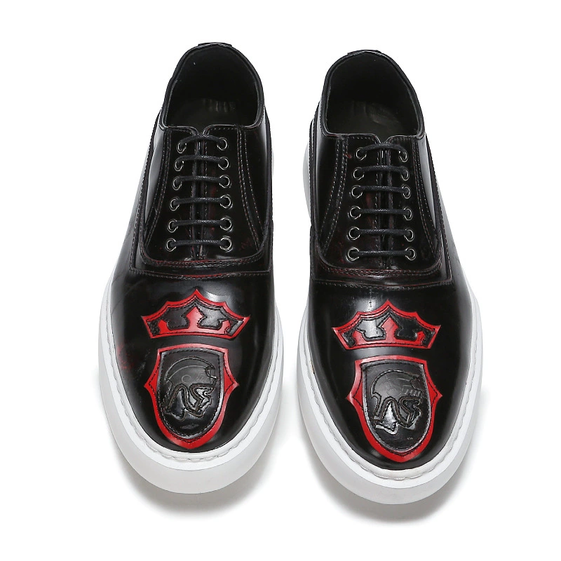 Оксфорды, мужские 2023, модная мужская повседневная обувь из натуральной кожи, мужская кожаная обувь, Ультралегкая мужская обувь на толстой подошве с верхним слоем из воловьей кожи