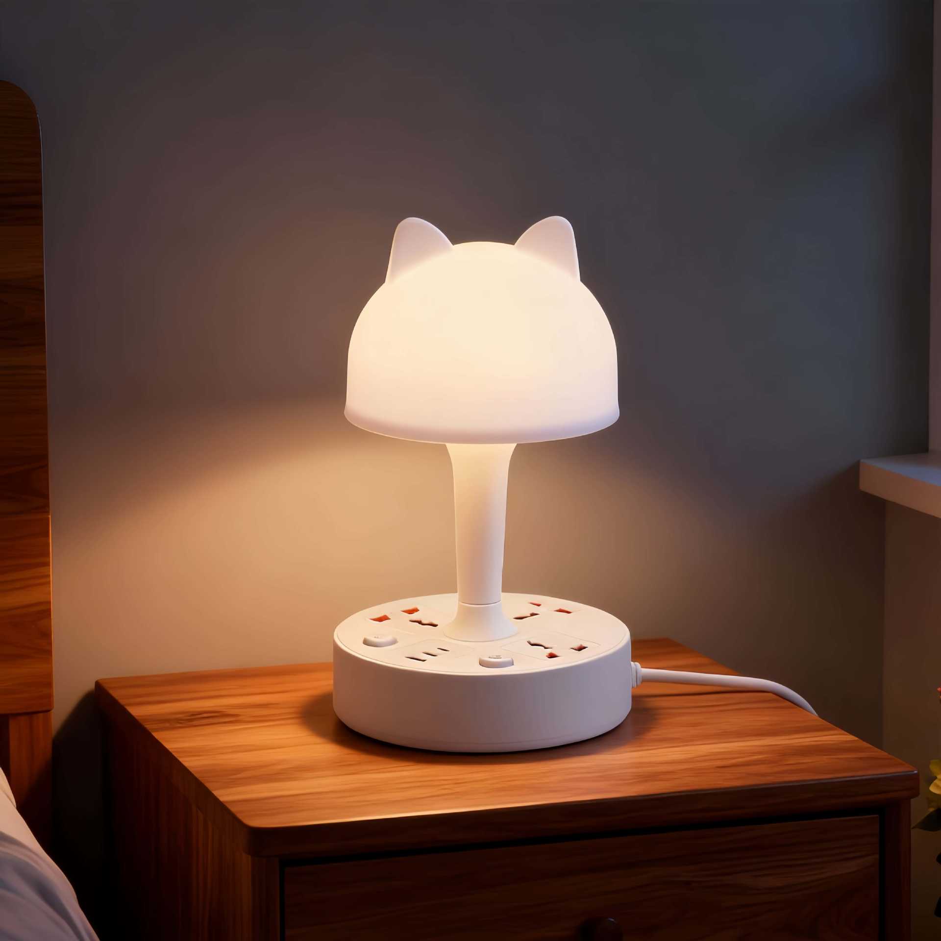 多国适配通用孔台灯插座 CE/UL 双认证 便携耐用 外贸热销款