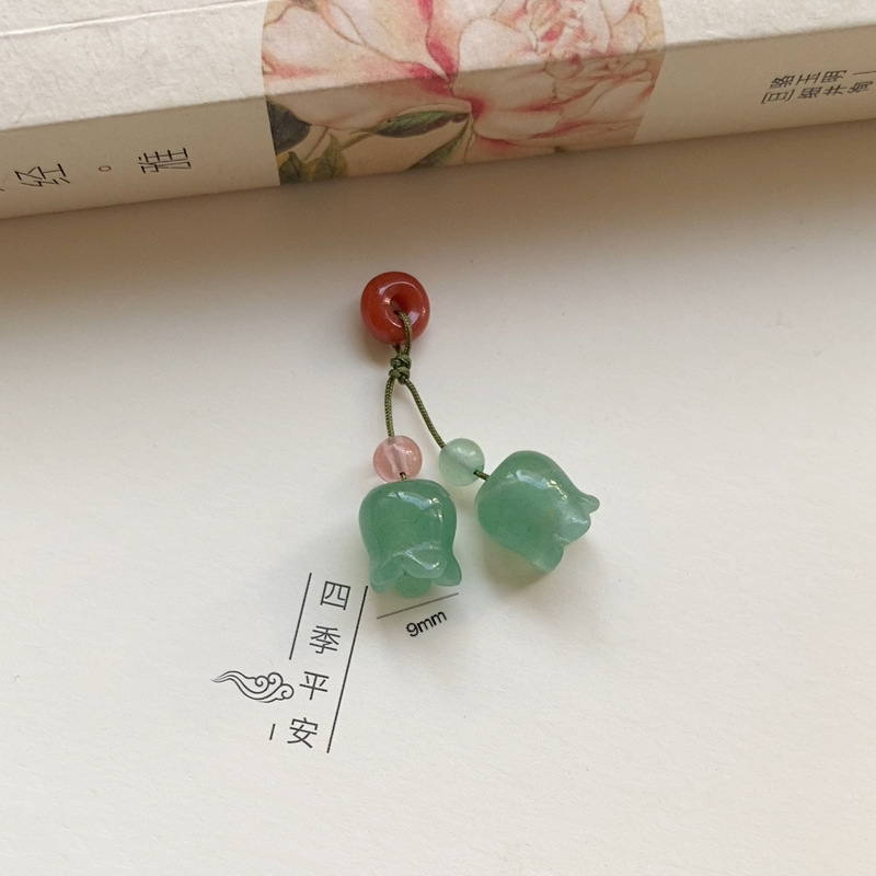 天然南紅隔珠ペンダントと田玉小提溜ブレスレットアクセサリー手串ペンダントネックレスdiy手作りコーディネート|undefined
