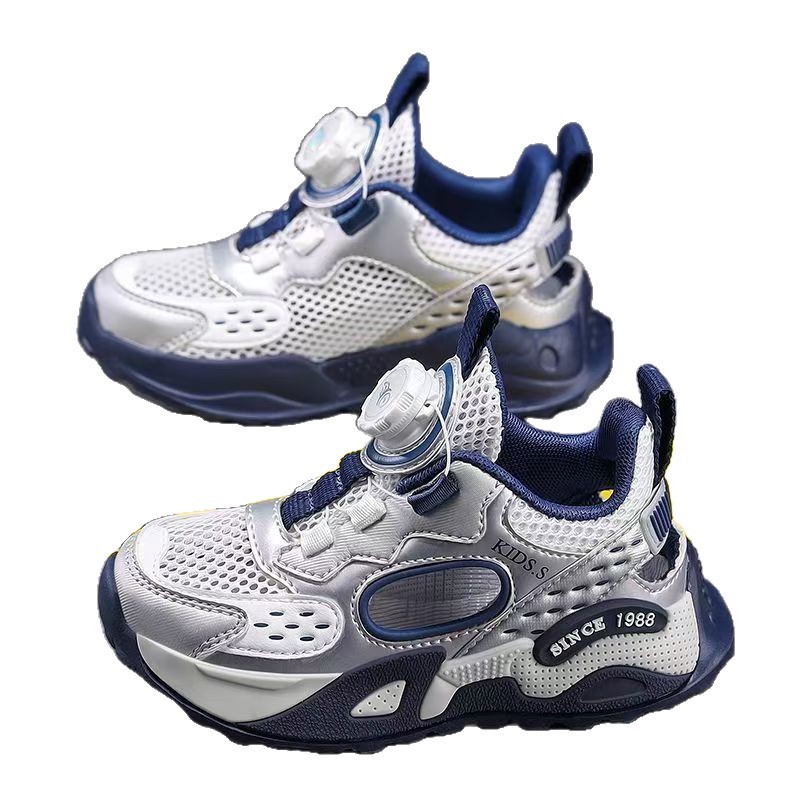 Sandalias para niñas 2025 nuevos zapatos casuales para niños de verano zapatos de malla de aire huecos para niños zapatos deportivos para niños de mediana edad image 6