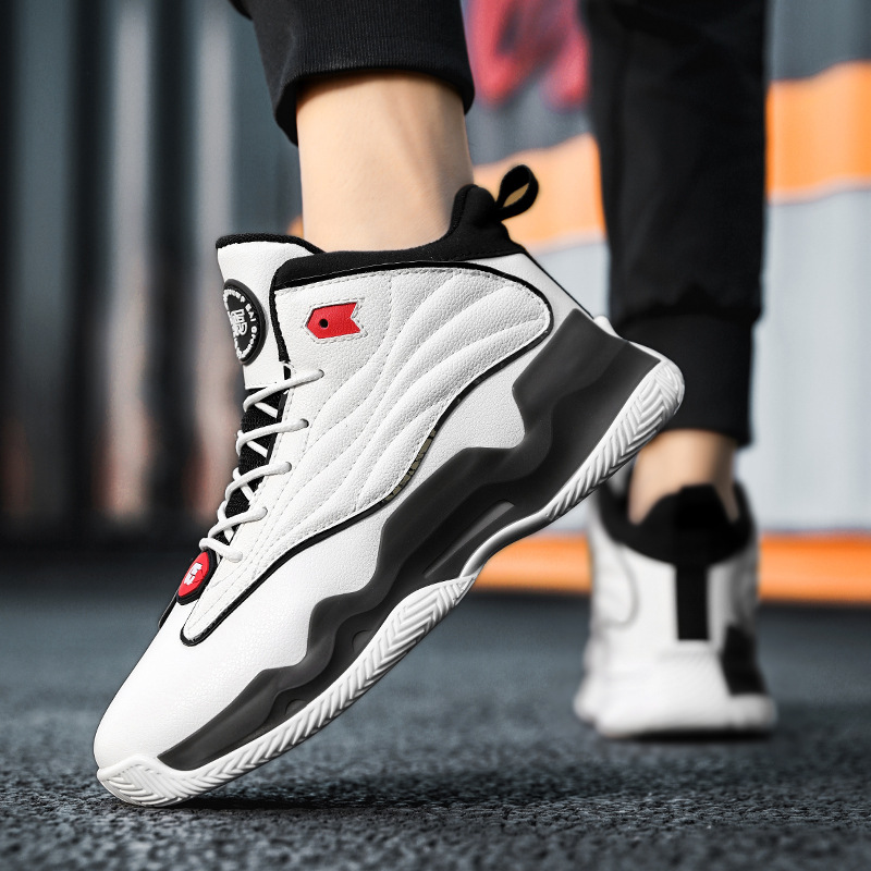 Frühling High Bang Trendy Sport Basketball Freizeit Mode Verschleißfest für und Jugend Herrenschuhe_voghion.com