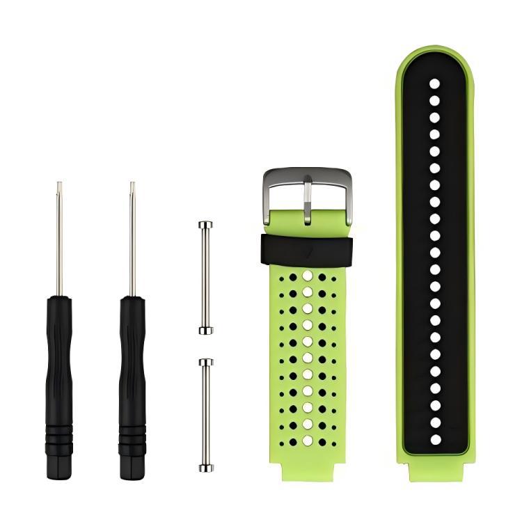 xDfind herramienta de correa de silicona bicolor para Garmin Forerunner 235 / 220 /