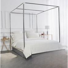 加粗不銹鋼蚊帳支架家用固定加厚加高宮廷落地桿子風扇桿配件套裝