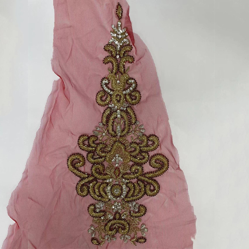 Indian silk mother dress Xi mother Xiuhe dress Chinese wedding dress high-end wedding dress handmade beaded clothing accessories 2023