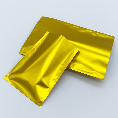 Directly supplied from the manufacturer, matte aluminum bags, frosted golden aluminum foil bags, facial masks, foot patches, packaging bags, tea medicinal materials, three-side sealed blind bags