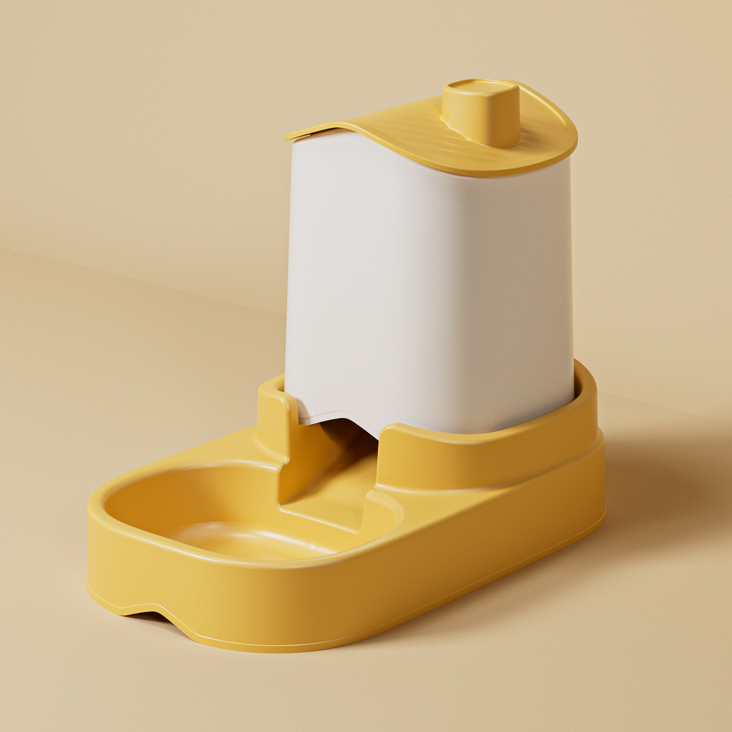 Lavabo de arroz para perros, original integrado, alimentador de alimentación de cabina de gran capacidad, agua potable móvil, bebedero para mascotas al por mayor