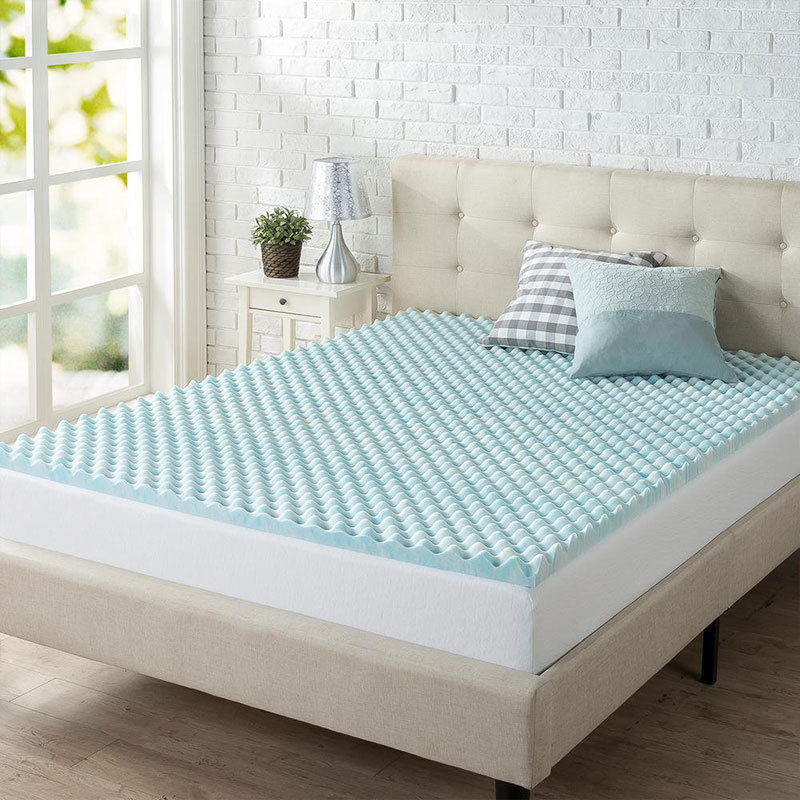 Cross Border Gel Foam Mattress Massage Memory Foam Mattress Wave Gel Sleeping Mat Egg Nest Egg Slot Mat